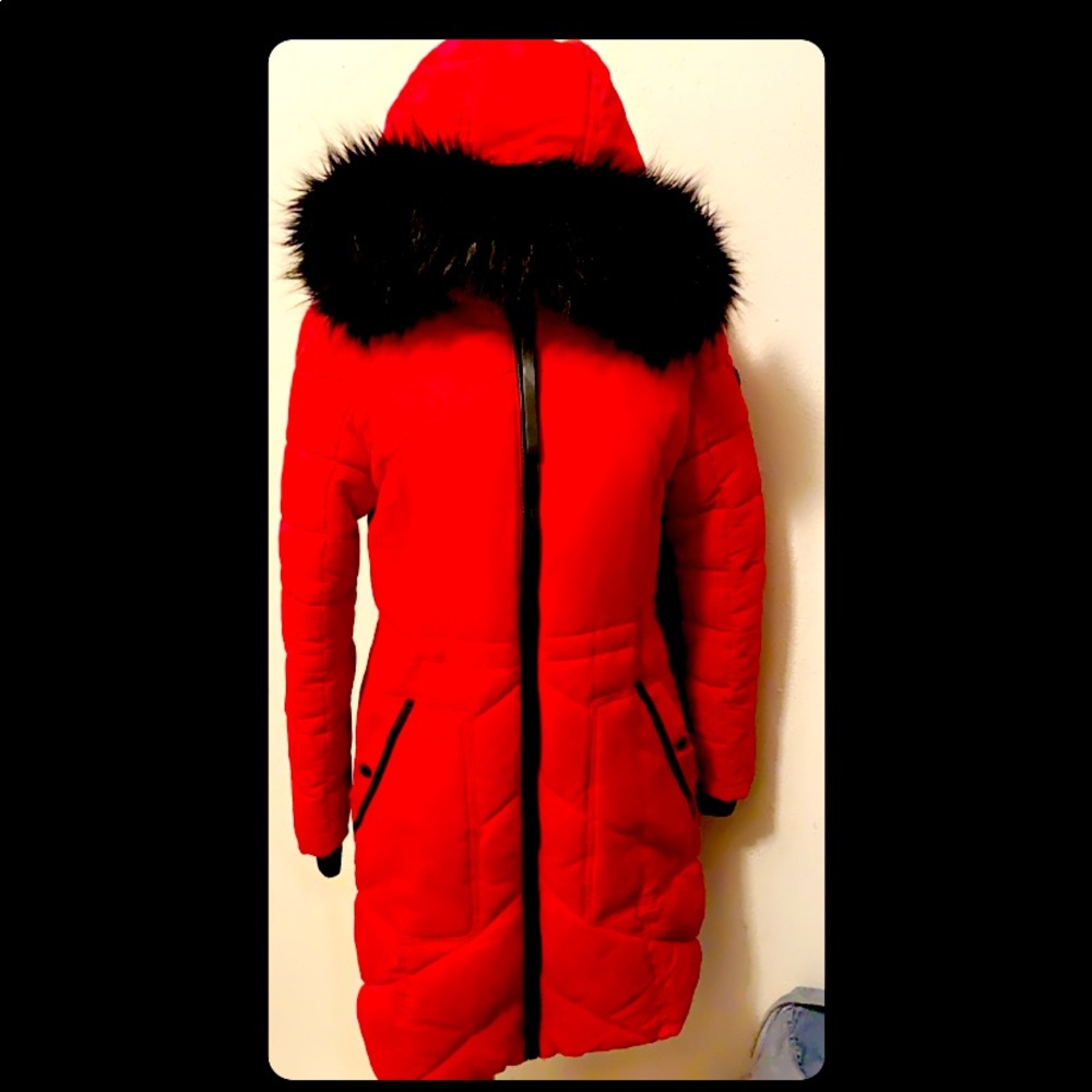 Guess Red long Jacket